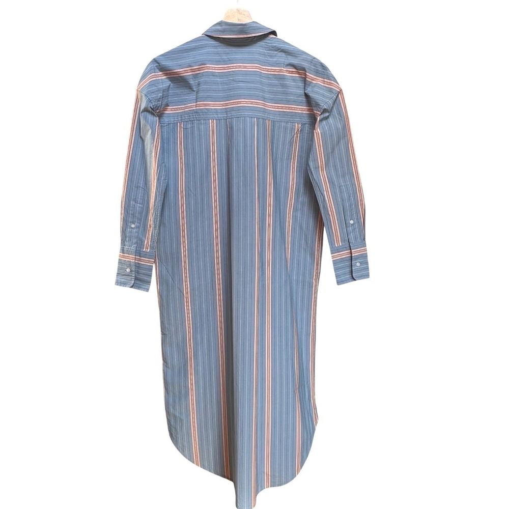 NWT Everlane Midi Cotton Shirt Dress XXS Sustainable Coastal Boho Minimalist - Picture 3 of 10